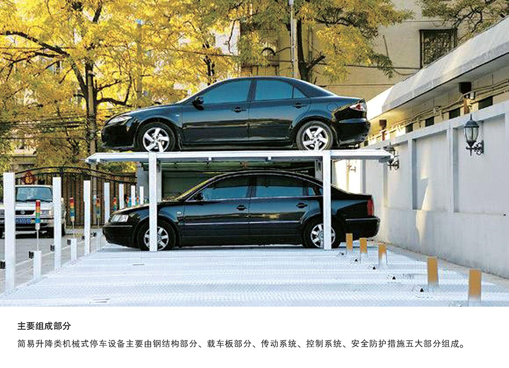 貴陽PJS2D1二層地坑簡易升降立體車庫主要組成部分.jpg